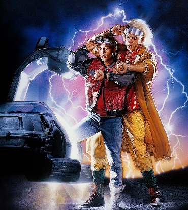 il poster ufficiale di ritorno al futuro 2 - nerdface