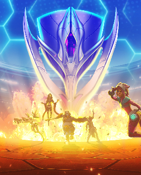 c-infinity-hexadome-tactics-videogame01 i personaggi di infinity hexadome tactics combattono - nerdface