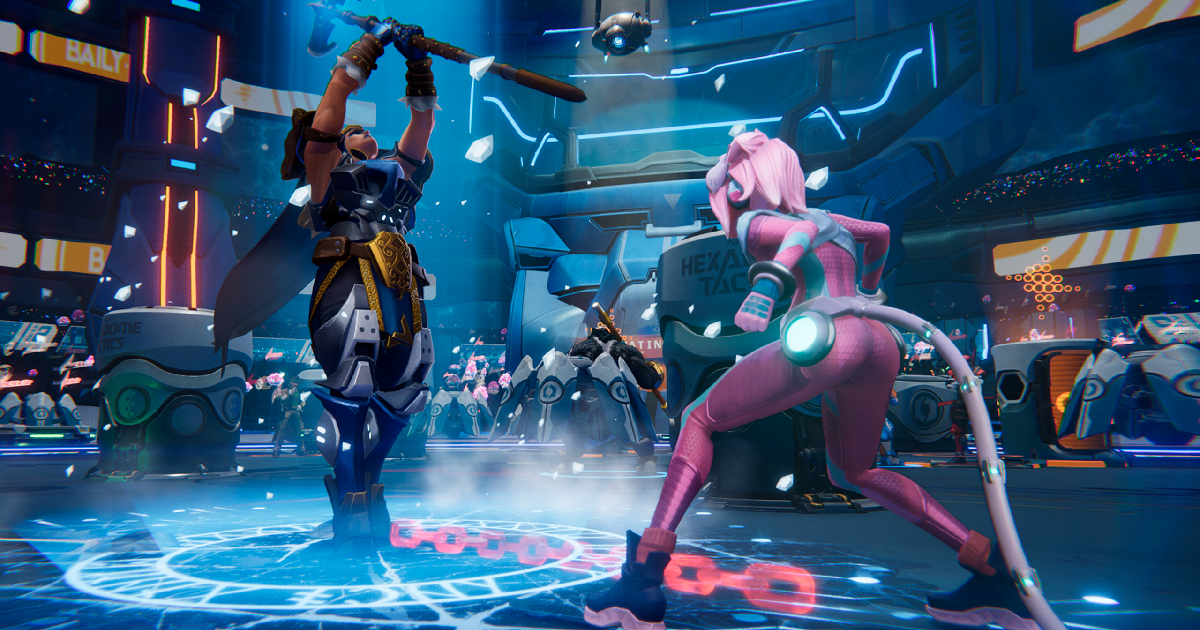 i personaggi di infinity hexadome tactics combattono - nerdface
