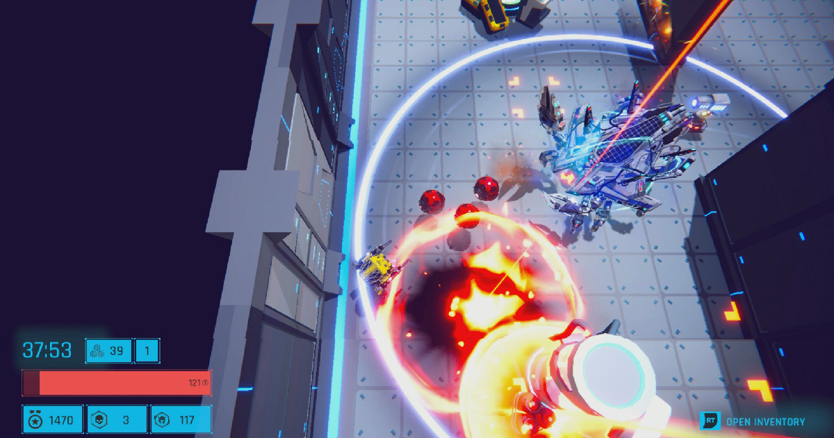 una scena di gioco di swarm me - nerdface
