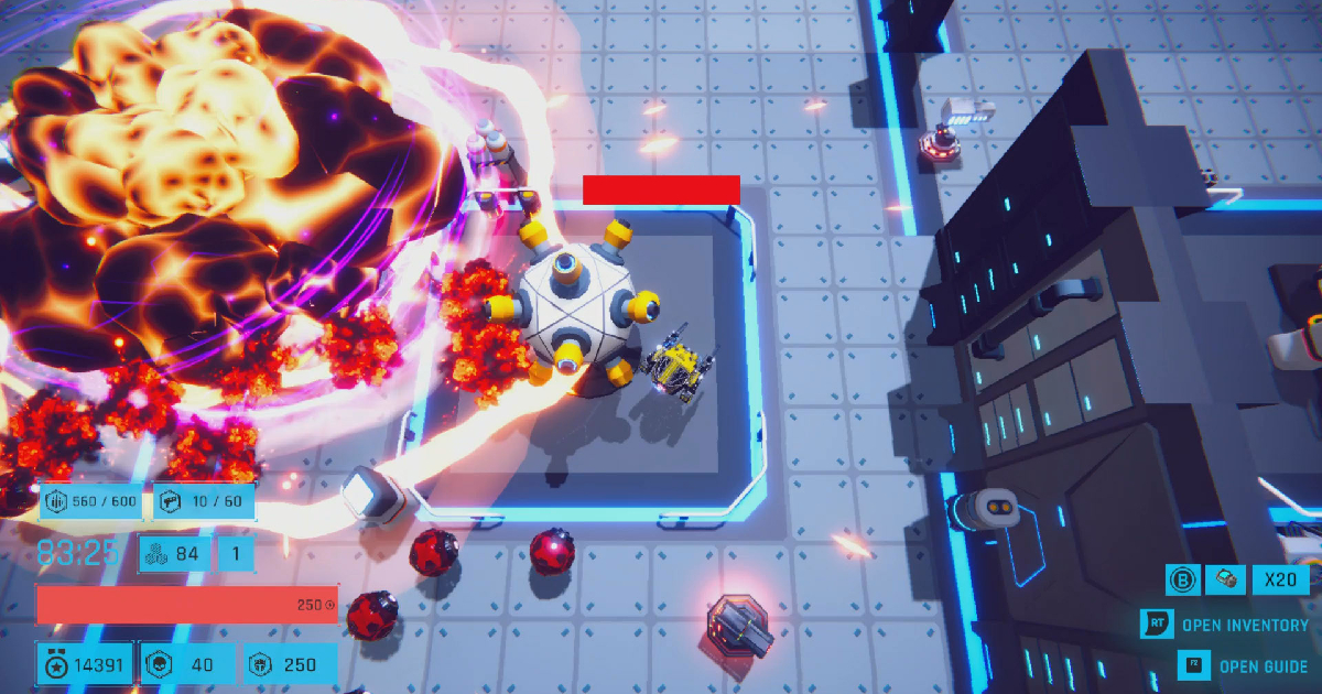 una scena di gioco di swarm me - nerdface
