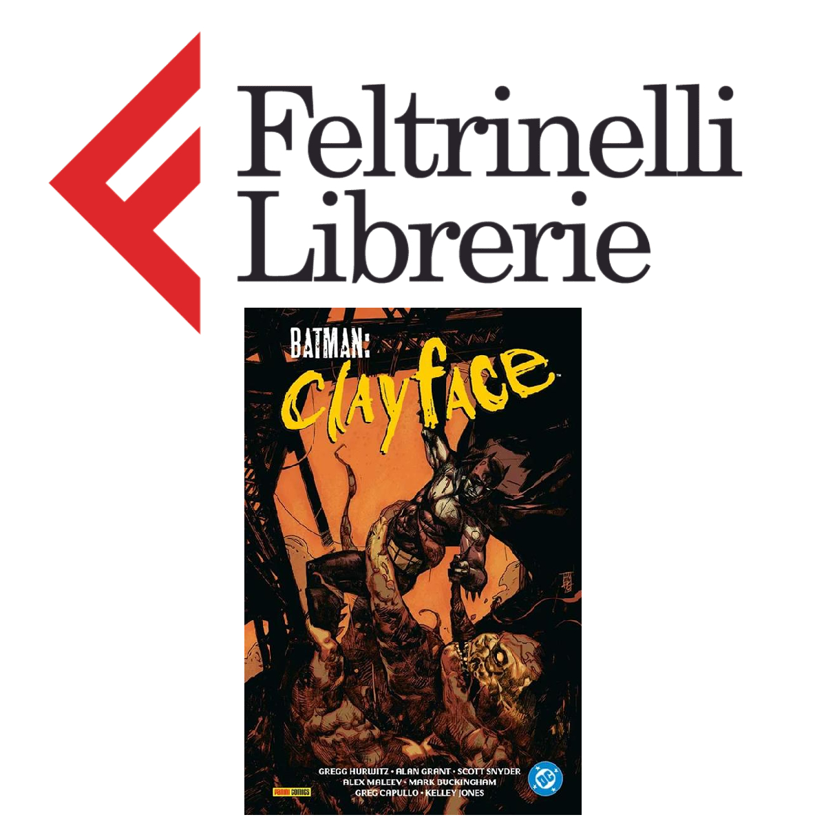 lo shop feltrinelli dove acquistare il fumetto clayface - nerdface