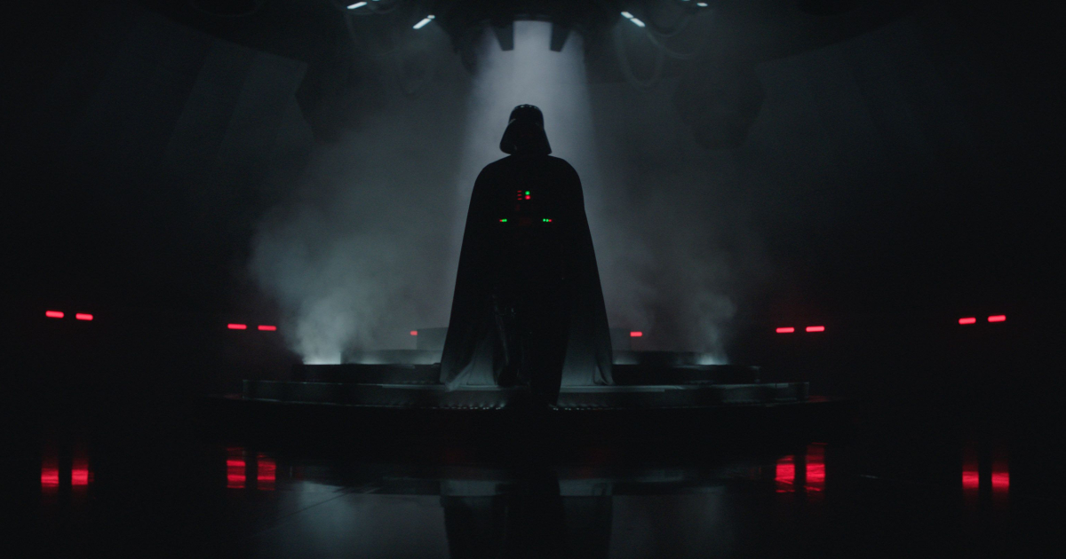 darth vader è al centro di una scena in obi-wan- kenobi - nerdface